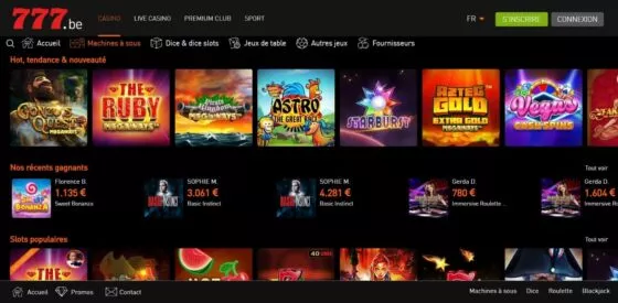 Machines à sous Casino777