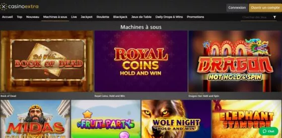 Machines à sous Extra Casino