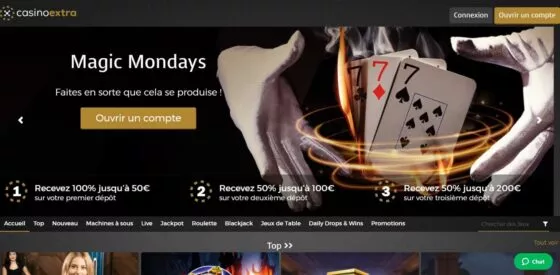 Site officiel Extra Casino