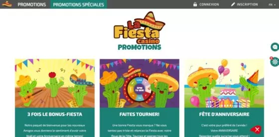 Bonus La Fiesta Casino