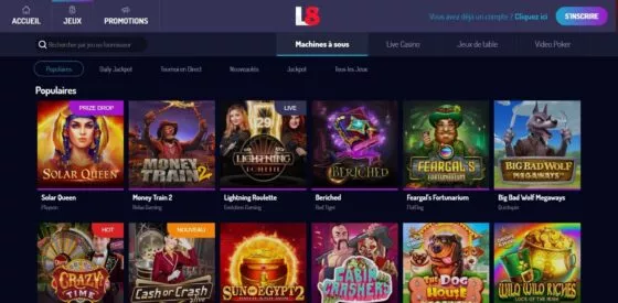 Machines à sous Lucky 8 Casino