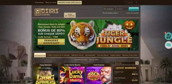 Site officiel Osiris Casino