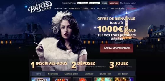 Site officiel Paris Casino