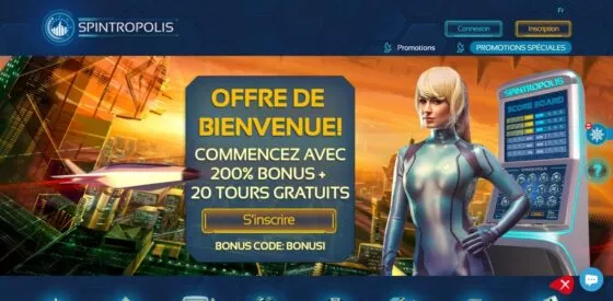 Site officiel Spintropolis Casino