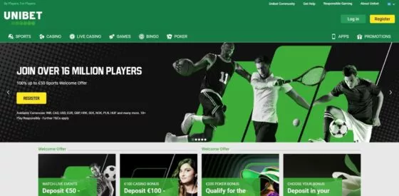 Site officiel Unibet Casino
