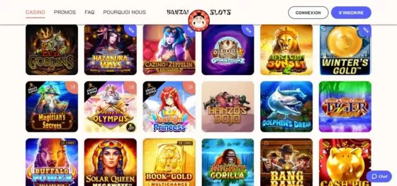 Machines à sous Banzai Casino