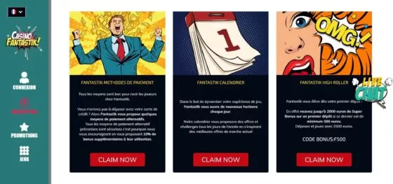 Bonus Fantastik Casino