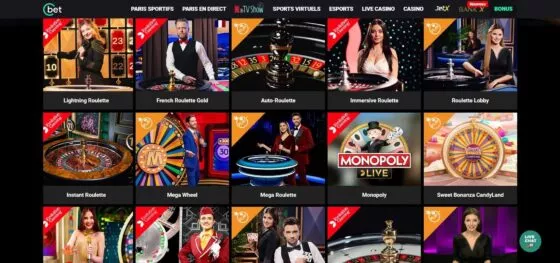 Cbet Casino en direct