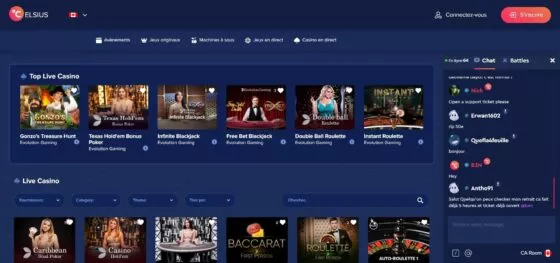 Celsius Casino en direct