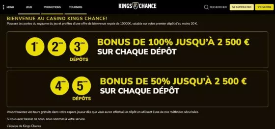 Bonus Kings Chance Casino
