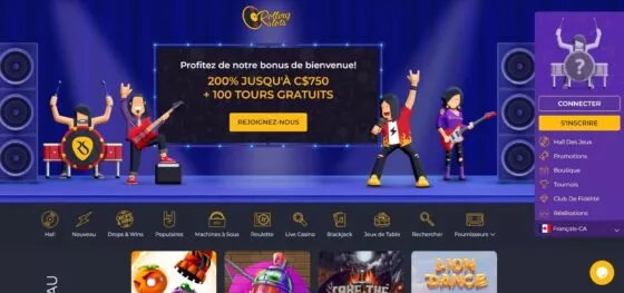 Site officiel de Rolling Slots Casino