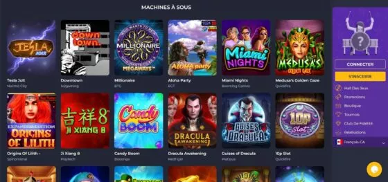 Machines à sous Rolling Slots Casino