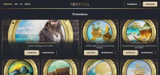 Bonus Tortuga Casino