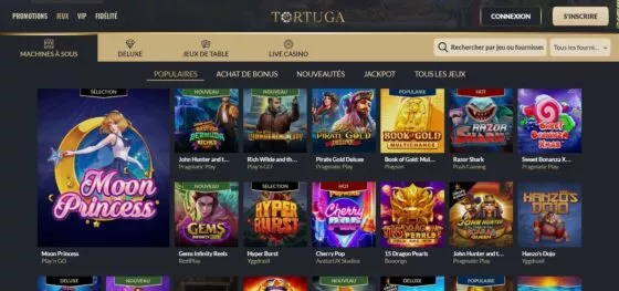 Machines à sous Tortuga Casino