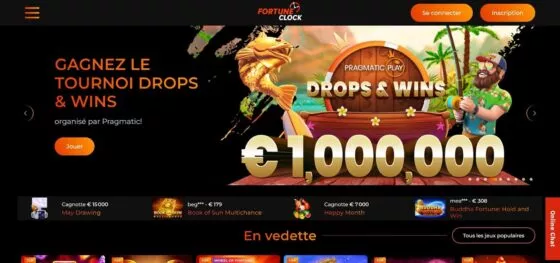 Site officiel de Fortune Clock Casino