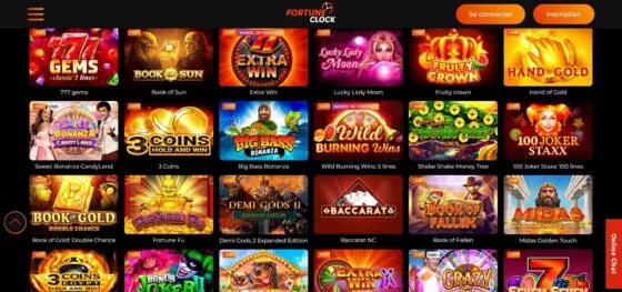 Machines à sous Fortune Clock Casino