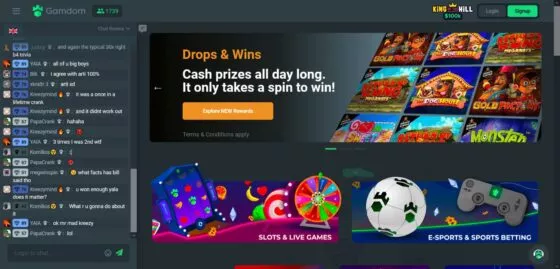 Site officiel de Gamdom Casino