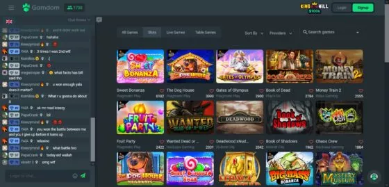 Machines à sous Gamdom Casino