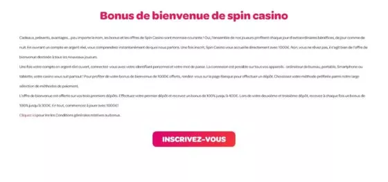 Bonus Spin Casino