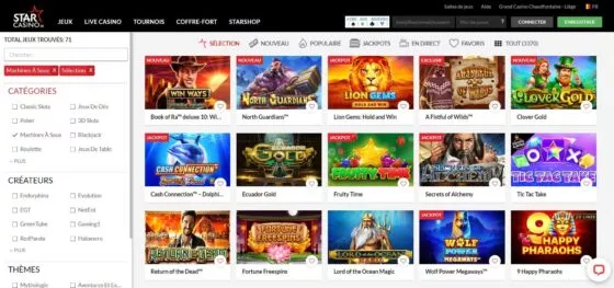 Machines à sous Star Casino