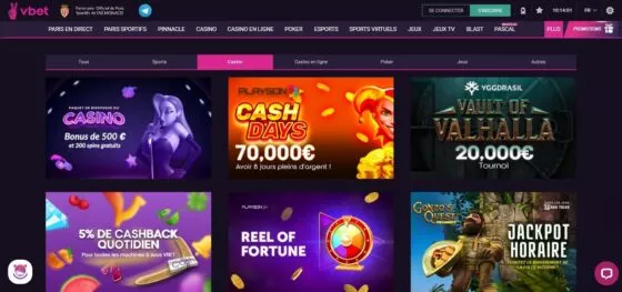 Bonus VBet Casino