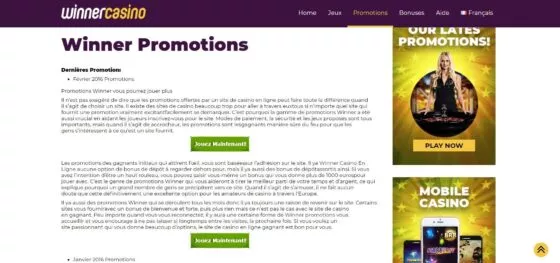 Bonus Winner Casino