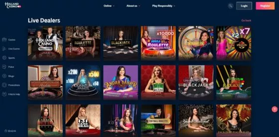 Holland Casino en direct